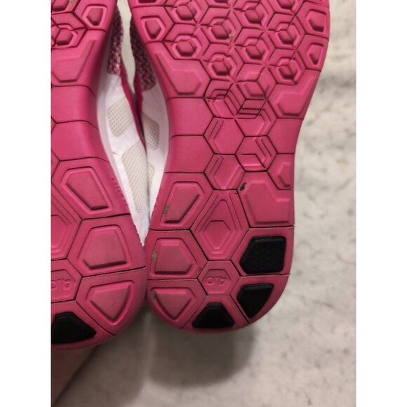 Nike Free 4.0 V4 Women's sz 6 Running Cross Trainer White/Vivid Pink 642200-100 - Picture 11 of 11